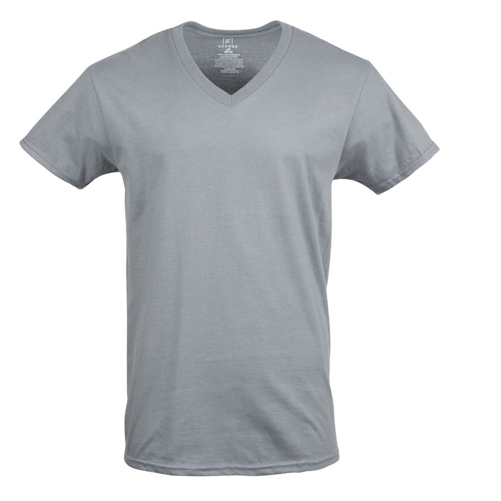 EUC - George - Men’s V Neck t-shirt bundle of 3 - Size Small (34-36)